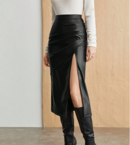 Falda Con Abertura Alta